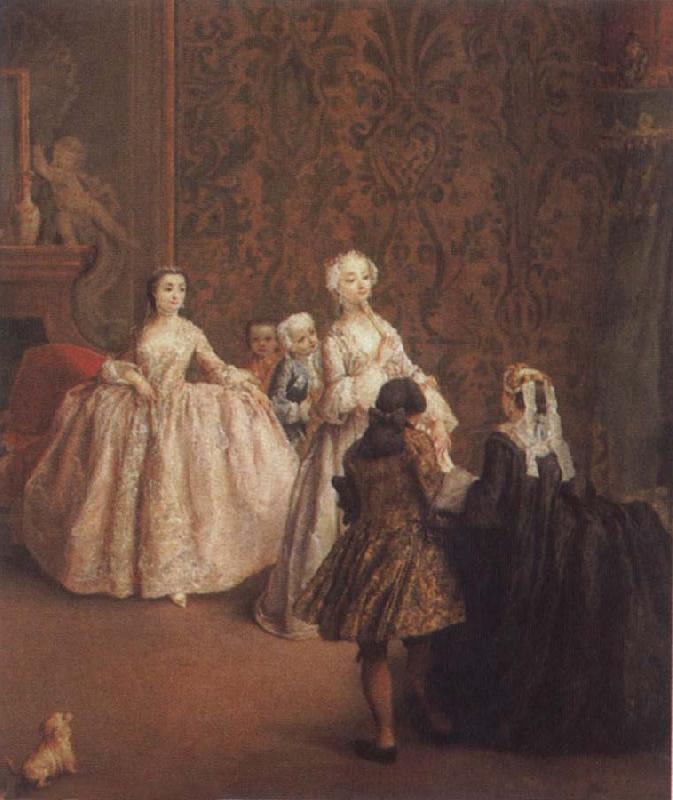 Pietro Longhi The introduction oil painting picture